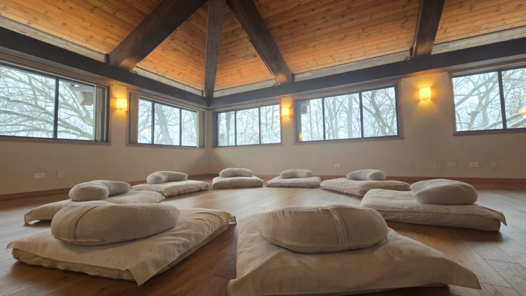 Center Guided Self-Inquiry Circle Camino Wellness Center Meditation Hall - Group Silent Meditation and Guided Self-Inquiry