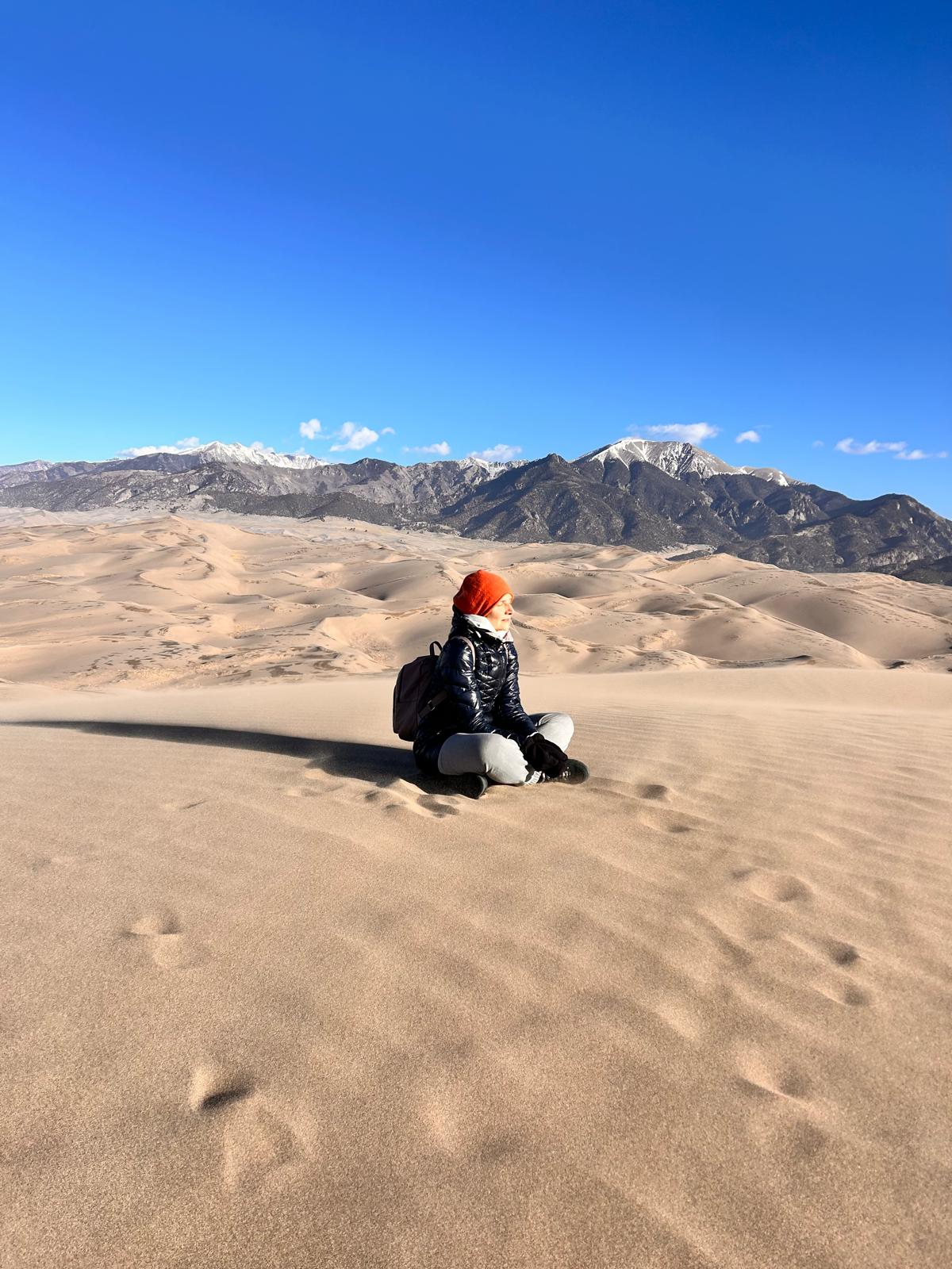 Colorado Meditation Retreat - Meditation at Sand Dune National Park - Vova Kuperman - Camino Wellness Center
