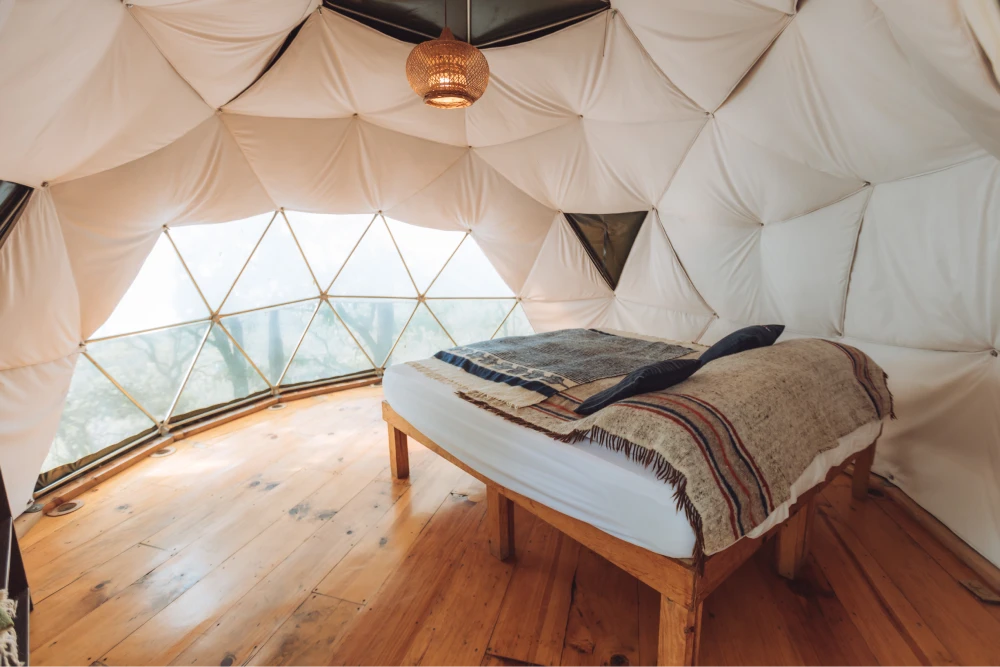 Kawoq-Forest-Geodesic-Dome-Indoor-Bed
