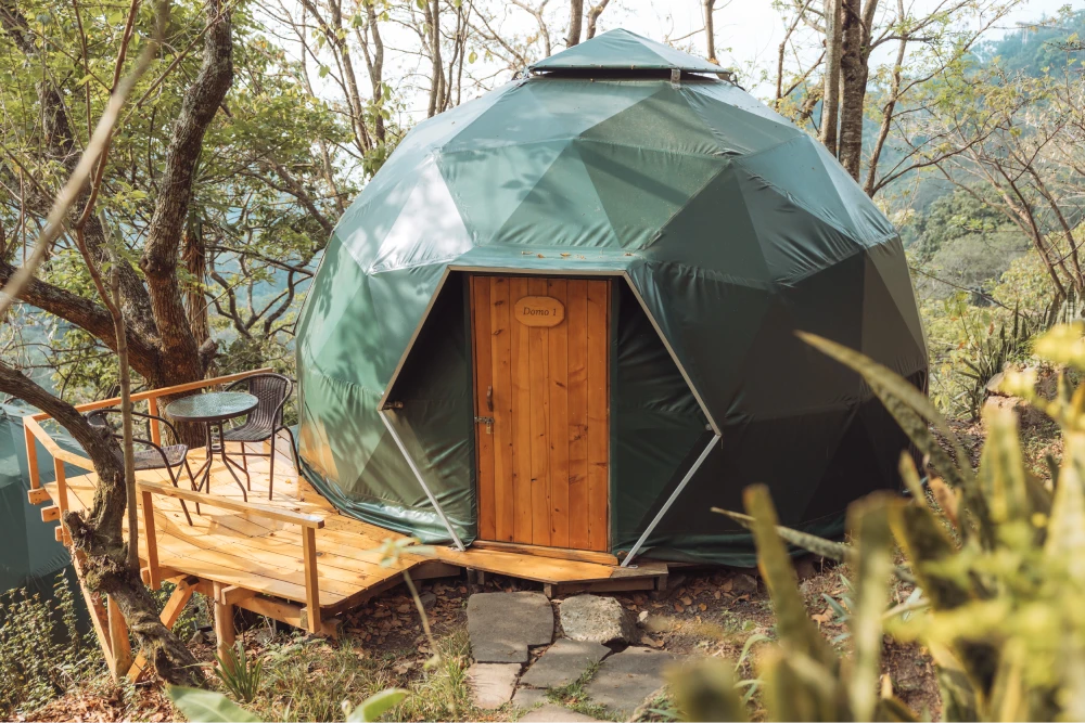 Kawoq-Forest-Geodesic-Dome-Outside-View