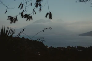 Kawoq-Forest-Volcano-Lake-Attitlan-View-Evening