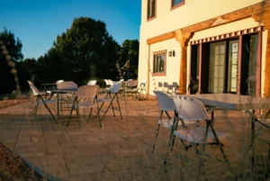 Vajra Vidya Outdoor Dining Patio