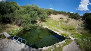 Natural Stone Pool at the Valley View Hotsprings - 10 Day Meditation Retreat - Vova Kuperman - Camino Wellness Center - Crestone, Colorado